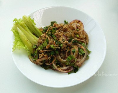 ลาบวุ้นเส้นหมูสับ