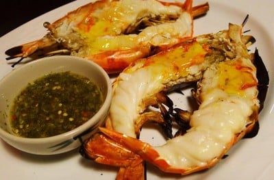 กุ้งใหญ่เผา