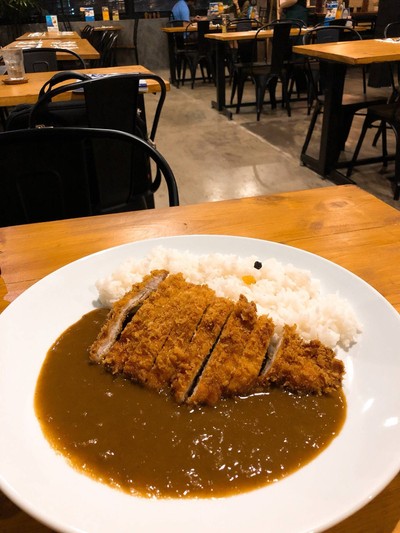 Deep Fried Pork Loin with Curry Rice