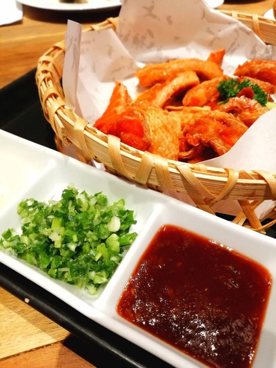 ท้องปลาแซลมอนหมักน้ำปลาทอด ราคา 180 บาท++