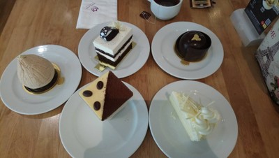 Chocolate White มูส, ทีรามิสุ, Midnight Chocolate, Milk Cake