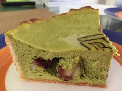 Freshly Baked Matcha Tart