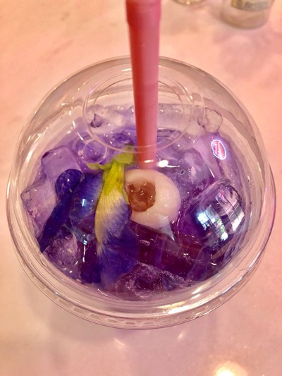 Superb Butterfly Pea & Lychee Soda