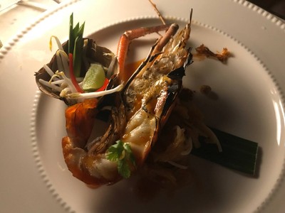 ผัดไทยกุ้งแม่น้ำ