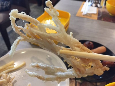 เห็ดเข็มทองเทมปุระ