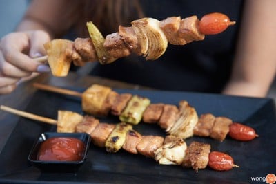 เมนูของร้าน เทียบท่า ณ ศรีราชา