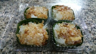 ข้าวเหนียวมูนหน้าปลาแห้ง