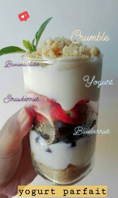 วิธีทำ Yogurt parfait 🐮