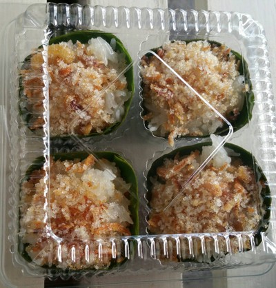 ข้าวเหนียวมูนหน้าปลาแห้ง