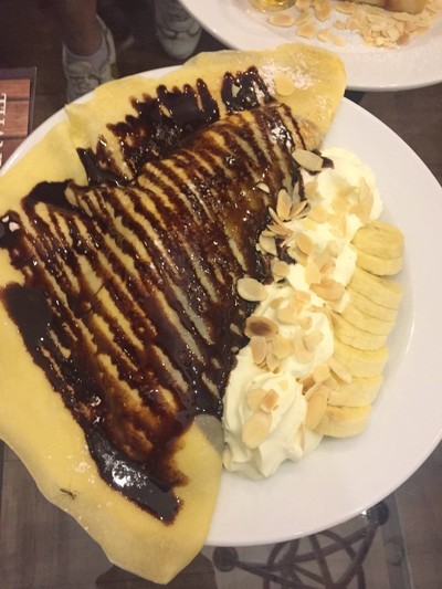 Banana in Black Crepe