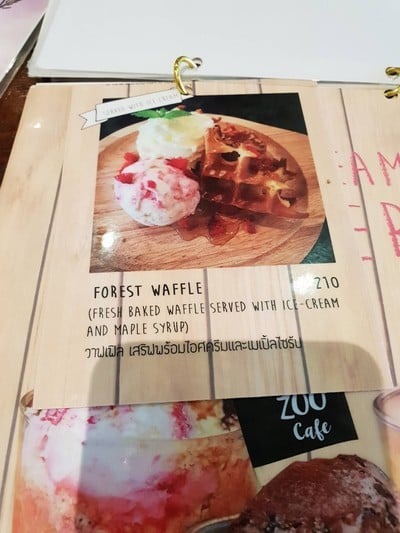 ป้ายราคาหรือสมุดเมนู