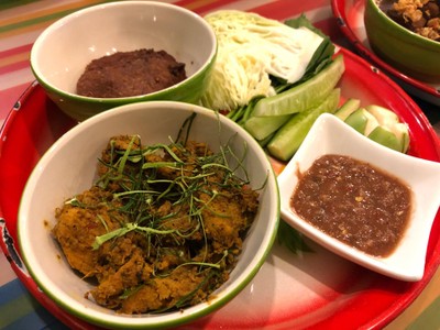 ข้าวสวย+เมนู A+เมนู B