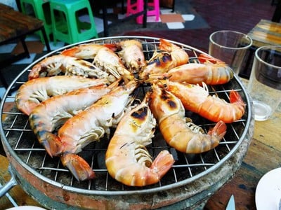 วัชรพลบุฟเฟ่ต์ซีฟู้ด วัชรพลบุฟเฟ่ต์ทะเลปิ้งย่าง