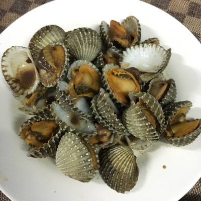 หอยแครงลวก