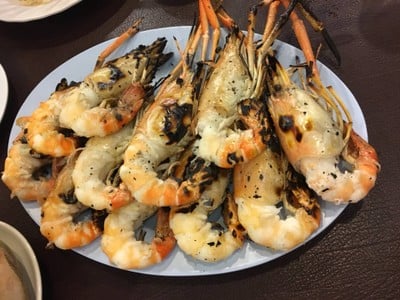 กุ้งใหญ่เผา