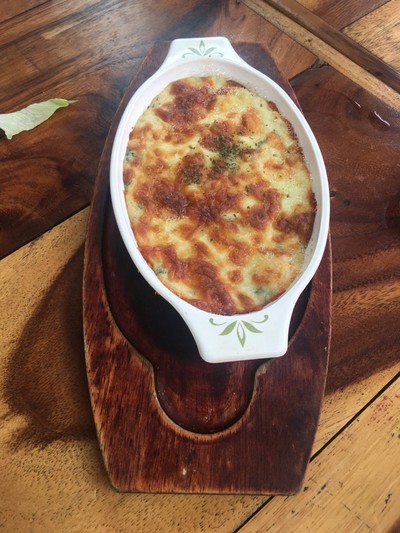 ผักโขมอบชีส