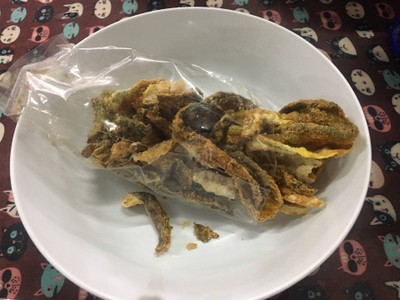 หนังปลาทอด