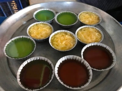 เมนูของร้าน ก๋วยเตี๋ยวเจ๊ดิ่ง