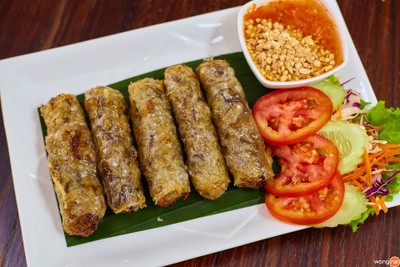 เมนูของร้าน ฮอยอัน แหนมเนือง ชลประทาน