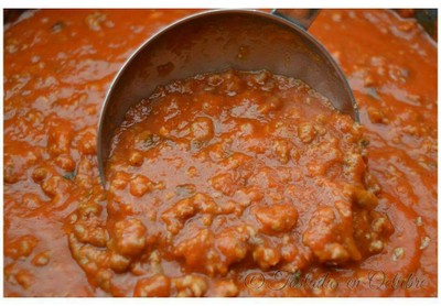 สปาเกตตี้ ซอสเนื้อ