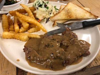 สเต็กหมูสันคอ / Pork Shoulder Steak