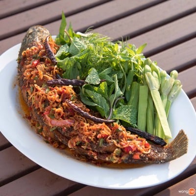 เมนูของร้าน สวนอาหารบึงใหญ่