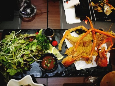 เทมปุระกุ้งแม่น้ำ