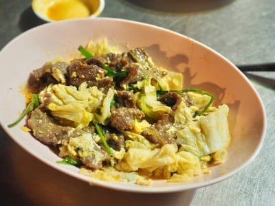 เมนูของร้าน สุกี้ช้างเผือก ประตูช้างเผือก