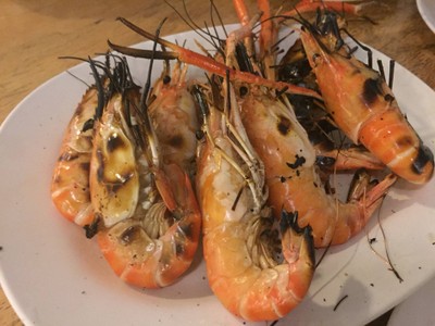 กุ้งเผา ครึ่งกิโล