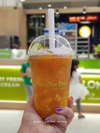 Ice Tea With Bubble Pop - Mango