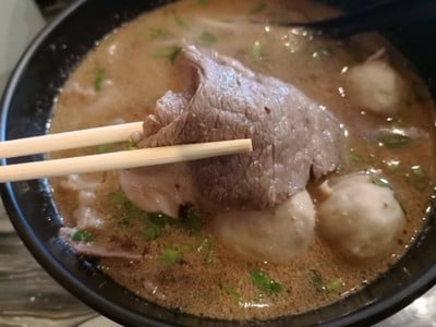 เมนูของร้าน ก๋วยเตี๋ยวเรืออยุธยา สาขาหาดใหญ่