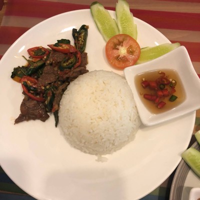 กระเพราเนื้อ