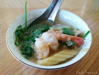 แกงเลียงกุ้งสด