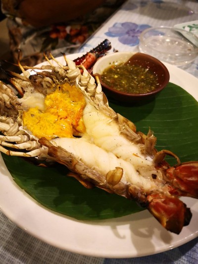 กุ้งใหญ่เผา