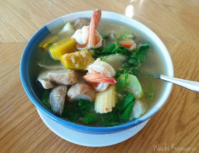 แกงเลียงกุ้งสด