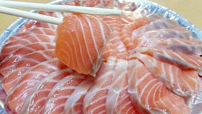 Salmon Sashimi 500 G.