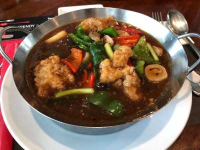 ก๋วยเตี๋ยวราดหน้าปลาเต้าซี่