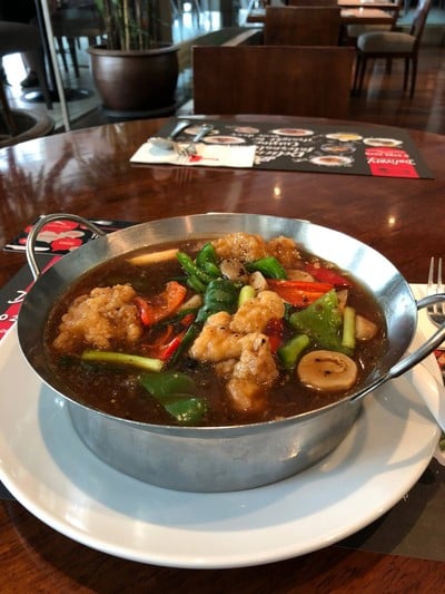 ก๋วยเตี๋ยวราดหน้าปลาเต้าซี่