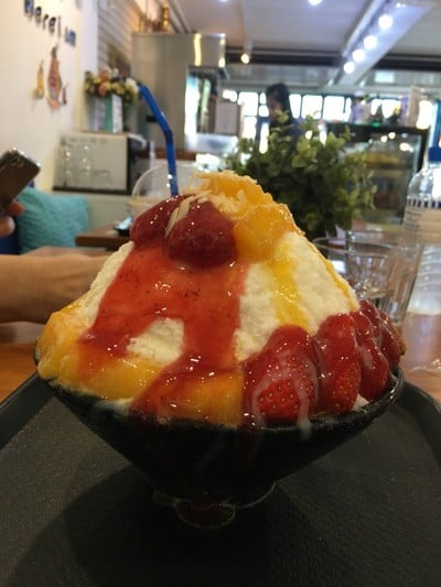 เมนูของร้าน Here I Am Coffee&Bingsu