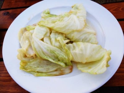 กะหล่ำปลีทอดน้ำปลา