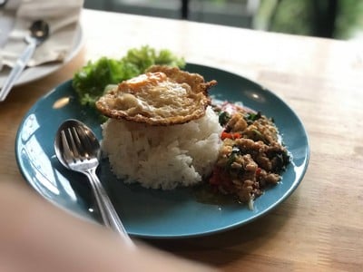 เมนูของร้าน Meekhwamsook Cafe' บรบือ