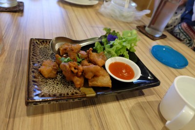 หมูสามชั้นทอดน้ำปลา