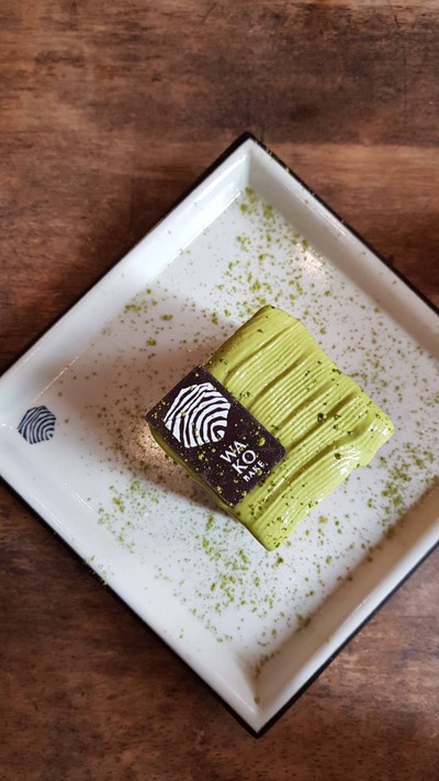 Matcha Cubic Choux Cream