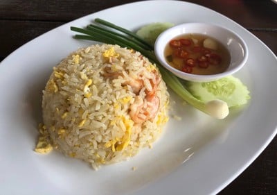 ข้าวผัดกุ้ง จานเล็ก