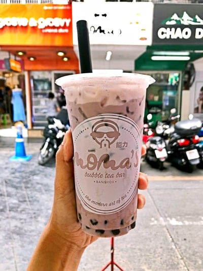 เมนูของร้าน Moma's Bubble Tea Bar สยามสแควร์ซอย 5