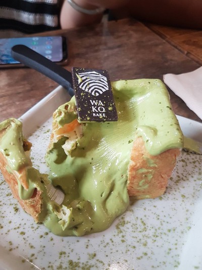 Matcha Cubic Choux Cream