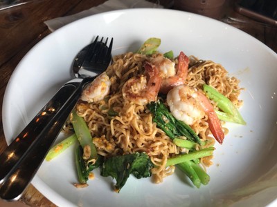 มาม่าผัดกุ้ง