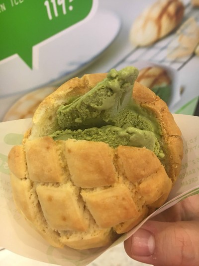 Melon Pan - Matcha Green Tea