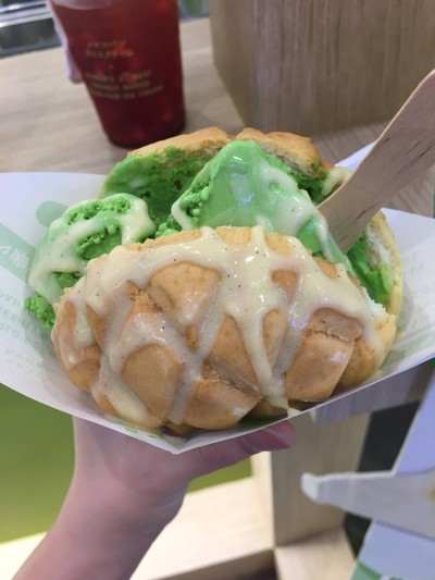 Melon Pan - Matcha Green Tea