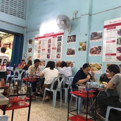 บรรยากาศ ลาบโคราช ลาซาล54 มีสาขาเดียว